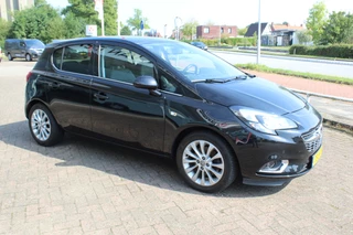 Opel Corsa Erg nette en goed onderhouden Opel Corsa 1.0-90pk Turbo 5drs.. Volautm. airco, cruise control, navigatie, trekhaak afneembare kogel, metallic lak, parkeersensoren v+a, LM wielen, telefoonvoorb., 5 deuren etc. - afbeelding nr 33