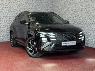 Hyundai Tucson Hyundai Tucson NIEUWE AUTO 1.6 T-GDI PHEV 252PK 4WD N-LINE SKY PANO. 360.CAMERA ELEK.KLEP ELEK.STOEL/GEHEUG.VERWARMD SUBWFR 19''LMV ZWARTE HEMEL HEADUP STOELKOELING STUURVERW. PLUG IN HYBRIDE - 5 JAAR GARANTIE - afbeelding nr 72
