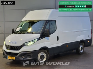 Iveco Daily Iveco Daily 35S14 Automaat L2H2 3,5t Trekhaak ACC LED Parkeersensoren Airco Cruise L2 12m3 Airco Trekhaak - afbeelding nr 1