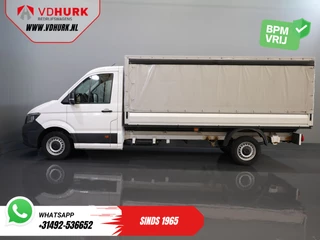 Volkswagen Crafter Volkswagen Crafter 35 2.0 TDI 180 pk DSG Aut. BPM VRIJ! 430x203 Open laadbak/ Schuifzeil/ Huif/ Climate/ Adapt. Cruise/ Camera/ Carplay - afbeelding nr 10