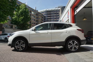 Nissan QASHQAI Nissan QASHQAI 1.2 N-Connecta NL AUTO | NAP | Panoramadak | 360 camera | Lane Departure | Premium Pearl White Parelmoer | Navi | Blue Tooth + DAB | Keyless - afbeelding nr 4