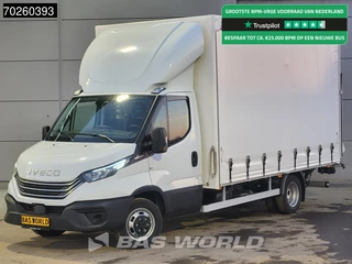 Iveco Daily Iveco Daily 35C21 3.0L Automaat Schuifzeilen met Laadklep ACC LED Bakwagen Schuifzeil Zeilen Koffer Meubelbak 21m3 Airco - afbeelding nr 1