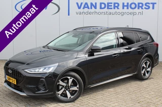 Ford Focus Trekgewicht 1.500kg ! Slechts 8.100km ! Ruim €. 9.000,- beneden de nieuwprijs ! Volautm. airco dual, navigatie, telefoonvoorb., adaptive cruise control, LED verlichting, metallic lak, camera, front-, lane- en side assist, LM wielen, Isofix etc. - afbeelding nr 1