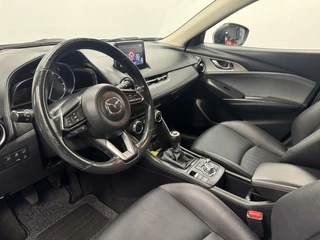 Mazda CX-3 Mazda CX-3 2.0 SkyActiv-G 120 S Trekhaak-Navigatie-Airco-Cr.contr-Camera-Parkeersensoren-Stoelverwarming-Lm18''velgen-Half Leder-Bluetooth - afbeelding nr 13