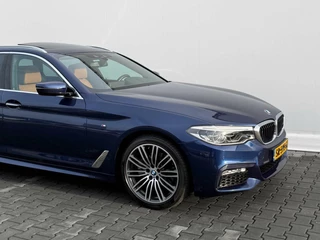 BMW 5 Serie BMW 5-serie Touring 520i 184pk High Executive M-Sport | Panoramadak | Cognac leder | Harman/Kardon | Trekhaak - afbeelding nr 29