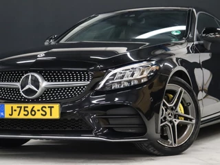 Mercedes-Benz C-Klasse Mercedes-Benz C-Klasse Coupé 200 AMG [SFEERVERLICHTING, APPLE CARPLAY, ANDROID, CAMERA, VOL LEDER, CRUISE, STOELEN ELEKTRISCH, FLIPPERS, NIEUWSTAAT] - afbeelding nr 11