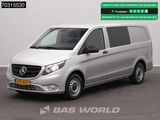 Mercedes-Benz Vito 114 Dubbel Cabine Automaat L2H1 Trekhaak Navi Airco Cruise Camera Parkeersensoren Euro6 DC Doka Mixto Airco Trekhaak Cruise control
