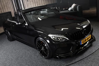 Mercedes-Benz C-Klasse Mercedes-Benz C-klasse Cabrio 180 AMG 63 Edition Look / AUT / Cruise Control / Camera / F1 Flippers / Navi / Led / Pdc / Xenon - afbeelding nr 38