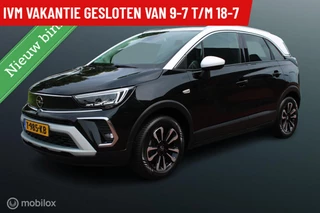 Opel Crossland 1.2 Turbo GS Line 130 PK, Automaat, Trekhaak, Pano, Camera, Full Led, Pdc voor + achter, stoel verwarming, Comfort stoelen, App connect, Clima, Navi, Donkerglas, 16 inch Lmv.