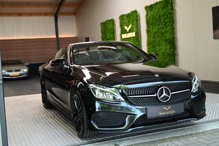 Mercedes-Benz C-Klasse Mercedes-Benz C-klasse Cabrio 180 Premium Plus AMG Styling - Night Edition - Airscarf - Leer - Camera - Stoelverwarming - - afbeelding nr 5