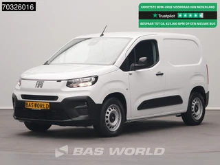 Fiat E-Doblò 136pk Elektrisch 50kWh 343km WLTP L1H1 Navi Airco Cruise Camera Parkeersensoren v+a L1 Kompakt Airco Cruise control
