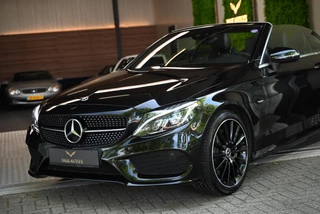 Mercedes-Benz C-Klasse Mercedes-Benz C-klasse Cabrio 180 Premium Plus AMG Styling - Night Edition - Airscarf - Leer - Camera - Stoelverwarming - - afbeelding nr 10