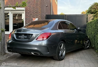 Mercedes-Benz C-Klasse Mercedes C-klasse 180 AMG Sport Edition Led Nav Leder Cruise PDC Inklapbare Buitenspiegels 18 Inch - afbeelding nr 2