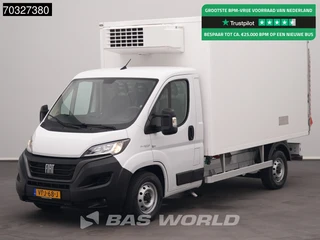 Fiat Ducato 140pk Laadklep Zijdeur Koelwagen Vriezer Airco D'Hollandia Euro6 Koeler Koeler Koelwagen Kühlwagen Kühlkoffer Airco