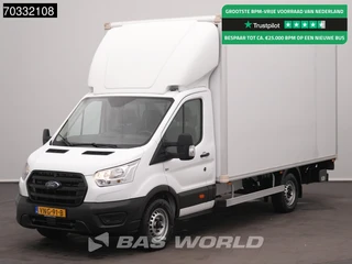 Ford Transit 130pk D'Hollandia Laadklep Zijdeur Bakwagen Airco Camera Lat om Lat Euro6 Meubelbak Koffer Möbelkoffer LBW Tail Lift Airco