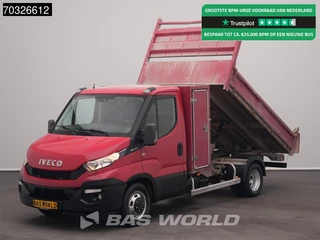 Iveco Daily 35C17 3.0L Kipper met Kist Dubbellucht Airco Cruise 3,5t Trekgewicht Euro6 Tipper Benne Kieper Airco Cruise control