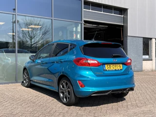 Ford Fiesta Ford Fiesta 1.0 EcoBoost ST-Line 100PK Navi Climate Voorruit Verwarming Parkeersensoren Achter Blind-Spot Carplay Privacy Glass 17'' Inch Velgen *Sportief* - afbeelding nr 9