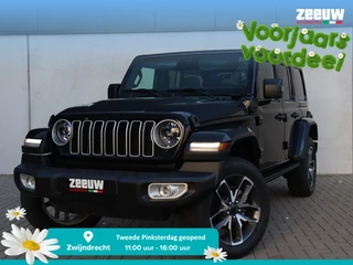 Jeep Wrangler Unlimited 4xe 380 PK Sahara | Schuifdak | Leder | Camera | Navi | 20"