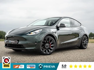 Tesla Model Y Performance AWD 75 kWh - Carbon Details - Panorama dak - Lederen bekleding