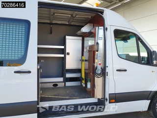 Mercedes-Benz Sprinter Mercedes Sprinter 314 CDI Automaat L2H2 Trekhaak Airco Cruise Camera Parkeersensoren MBUX CarPlay Standkachel Werkplaatsinrichting Euro6 L2 12m3 Airco Trekhaak Cruise control - afbeelding nr 7