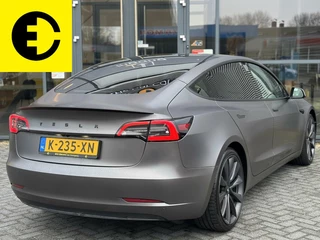 Tesla Model 3 Tesla Model 3 Performance AWD 75 kWh | Autopilot | Pano | mat grijze wrap - afbeelding nr 12