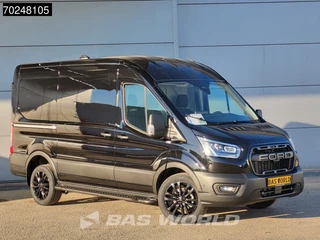 Ford Transit Ford Transit 165pk Automaat Limited Black Edition Dubbele schuifdeur L2H2 ACC 360camera Navi CarPlay Xenon Camera 10m3 Airco - afbeelding nr 3