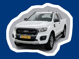 Ford Ranger 2.0 EcoBlue Wildtrak Supercab Leder 213PK 3500kg trekhaak Roll-cover Adaptieve cruise control 4x4