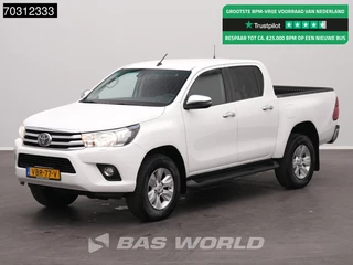Toyota Hilux 2.4 D-4D-F Double Cab 150PK Automaat Trekhaak Airco Cruise Camera Pickup Terreinwagen Airco Trekhaak Cruise control