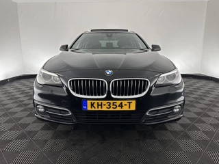 BMW 5 Serie Aut. *PANO | LUXURY-LEATHER | HEAD-UP | BI-XENON | MEMORY-PACK | HIFI-SOUND | HEATED-COMFORT-SEATS | NAVI-FULLMAP | CRUISE | TOWBAR | SHIFT-PADDLES | LANE-ASSIST | ECC | PDC | 18''ALU* - afbeelding nr 2