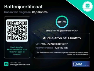 Audi e-tron Audi E-tron E-tron 55 Quattro Advanced 95 kWh 89% SOH Leder|Camera|Trekhaak - afbeelding nr 2