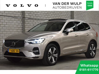 Volvo XC60 T8 455PK AWD Ultimate Bright | Schuifdak | Trekhaak | Leder | Ha