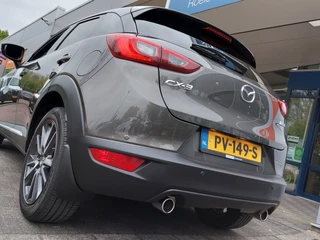Mazda CX-3 2.0 SkyActiv-G 120pk SkyLease GT | Origineel NL | Navi | Clima | Cruise | Half-Leder | Head-Up | Keyless Entry | Pdc+Camera | Led Koplampen | Dodehoek+Rijstrooksensor | Trekhaak | 18''lm - afbeelding nr 53