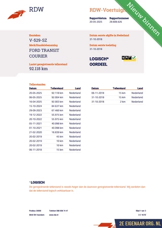 Ford Transit Courier Ford Transit Courier 1.5 TDCI Camera Stoelverw. Navi Connect - afbeelding nr 24