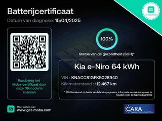 Kia e-Niro Kia e-Niro ExecutiveLine 64 kWh | SOH 100% | Leder | Adaptive cruise | Camera | Carplay - afbeelding nr 4