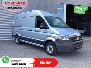 Volkswagen Crafter 2.0 TDI 140 pk DSG Aut. L3H3 LED/ 270Gr.deuren/ Gev.Stoel/ Massage/ Standkachel/ Carplay/ Camera/ PDC/ Cruise/ Trekhaak/ Airco
