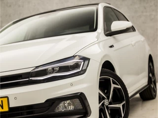Volkswagen Polo Volkswagen Polo 1.0 TSI R-Line Sport (SCHUIFDAK, VIRTUAL COCKPIT, APPLE CARPLAY, GROOT NAVI, CLIMATE, SPORTSTOELEN, LED KOPLAMPEN, PARKEERSENSOREN, GETINT GLAS, NIEUWE APK, NIEUWSTAAT) - afbeelding nr 17