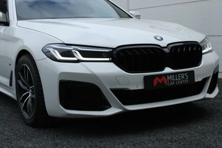 BMW 5 Serie BMW 5-serie 520i M-SPORT LASER MEMORY LEDER CAMERA SFEERVERLICHTING - afbeelding nr 9