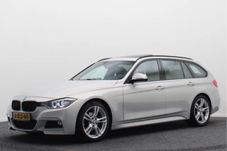 BMW 3 Serie Leer, Panoramadak, Cruise, Navigatie, Verwarmde Stoelen, Trekhaak, 18'' - afbeelding nr 19