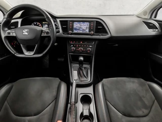 SEAT Leon 150Pk Automaat (PANORAMADAK, NAVIGATIE, CLIMATE, LEDER/ALCANTARA, STOELVERWARMING, SEAT SOUND, SPORTSTOELEN, LED KOPLAMPEN, GETINT GLAS, CRUISE, NIEUWE APK, NIEUWSTAAT) - afbeelding nr 6