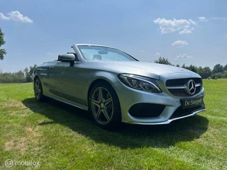 Mercedes-Benz C-Klasse Mercedes-Benz C-klasse Cabrio 180 AMG CABRIO Automaat Sfeerverlichting Airscarf Nekverwarming Automaat-Cruise control-Ac - afbeelding nr 7