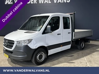 Mercedes-Benz Sprinter Mercedes-Benz Sprinter 314 CDI 143pk Pick-Up Open Laadbak 1000kg Kraan Dubbele Cabine Euro6 Airco | 3500kg Trekhaak | 6-Zits Apple Carplay, Android Auto, Cruisecontrol - afbeelding nr 11