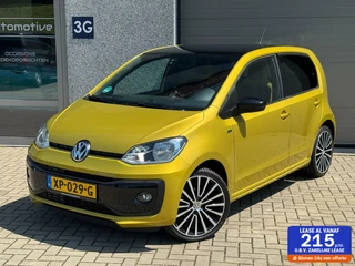 Volkswagen up! Volkswagen Up! 1.0 BMT high up! R-line/Climate/Cruise/NLauto/17inchLM/Stoelverw/Blackpack/NLAuto - afbeelding nr 1