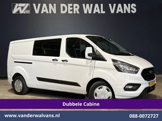 Ford Transit Custom 2.0 TDCI 130pk Automaat L2H1 Dubbele Cabine Inrichting Euro6 Airco | 6-Zits | Camera | Navigatie | LED