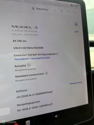Tesla Model 3 Tesla Model 3 Long Range Dual MOTOR AWD 75 kWh Grijs 2019 Incl. BTW - afbeelding nr 11