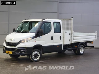 Iveco Daily Iveco Daily 35C16 3.0L Kipper Dubbel Cabine met Kist 3,5t trekhaak Dubbellucht Navi Airco Cruise Tipper Benne Kieper Airco Dubbel cabine Trekhaak Cruise control - afbeelding nr 6