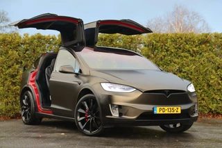 Tesla Model X Tesla Model X P100D Performance + 6p. 613+ PK Autopiloot|Alcantara hemelb.|A cruise|Carbon|Elektrisch sluitende deuren|22Inch|Panodaken|Trhk|Luchtvering|Sfeer verlichting|Cameras|stuur, Stoelverwarming, koeling|Trekgewicht 2250 kg - afbeelding nr 190