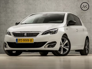 Peugeot 308 Peugeot 308 1.2 PureTech GT-line Automaat (NAVIGATIE, CAMERA, KEYLESS, MASSAGE, STOELVERWARMING, CAMERA, SPORTSTOELEN, LEDER/ALCANTARA, GETINT GLAS, NIEUWE APK, NIEUWSTAAT) - afbeelding nr 1