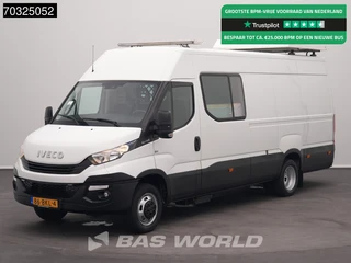 Iveco Daily 50C14 CNG 3.0L Dubbellucht L3H2 Navi 3,5t Trekhaak Airco Cruise Werkplaatsinrichting Euro6 L3 Airco Trekhaak Cruise control