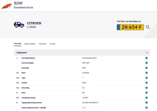 Citroën C-Zero Citroën C-Zero 4-persoons 16 kWh (67 PK) 1e-Eig. & Dealer-Onderh. BOVAG-Garantie. NL-Auto. - afbeelding nr 5
