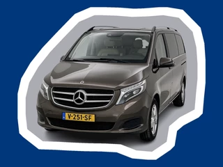 Mercedes-Benz V-Klasse 220d Lang DC Leder Dubbele cabine Camera Led Trekhaak Camera